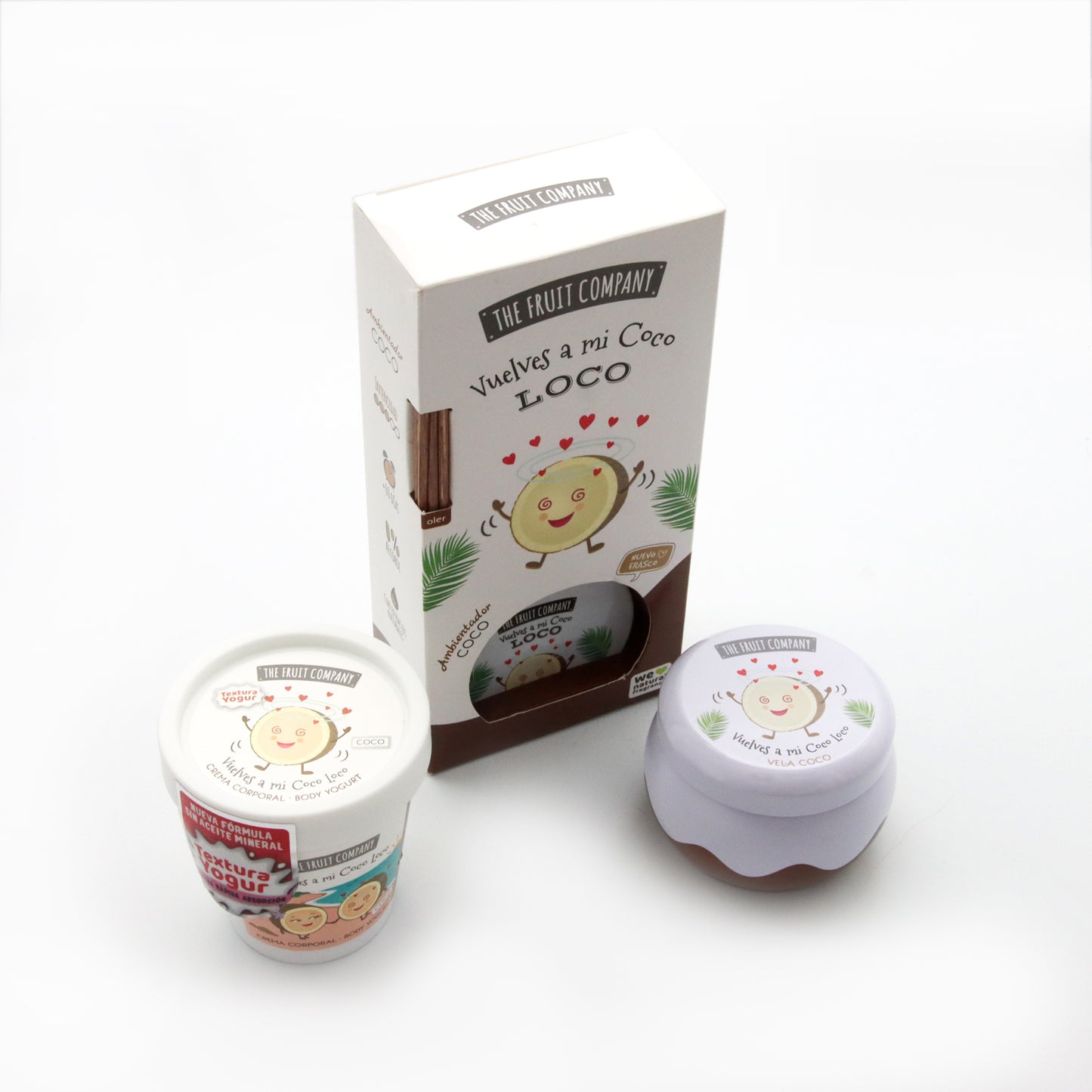 Kit Ambientador Vela Crema Coco