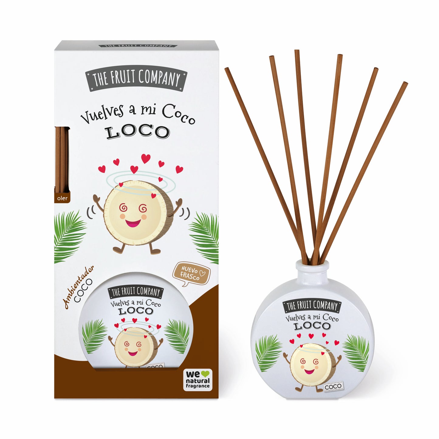 Kit Ambientador Vela Crema Coco