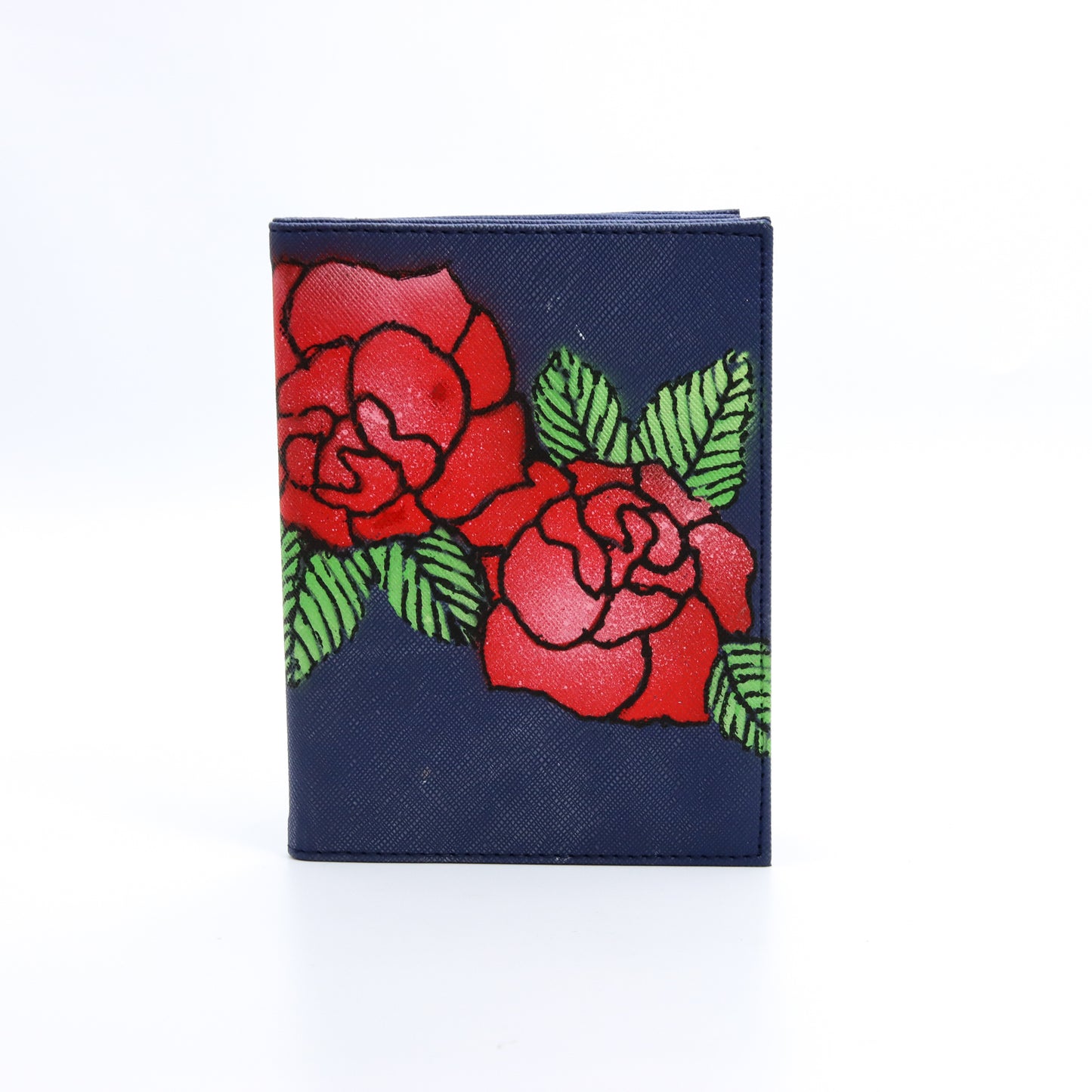 Portapasaporte "Rosas"