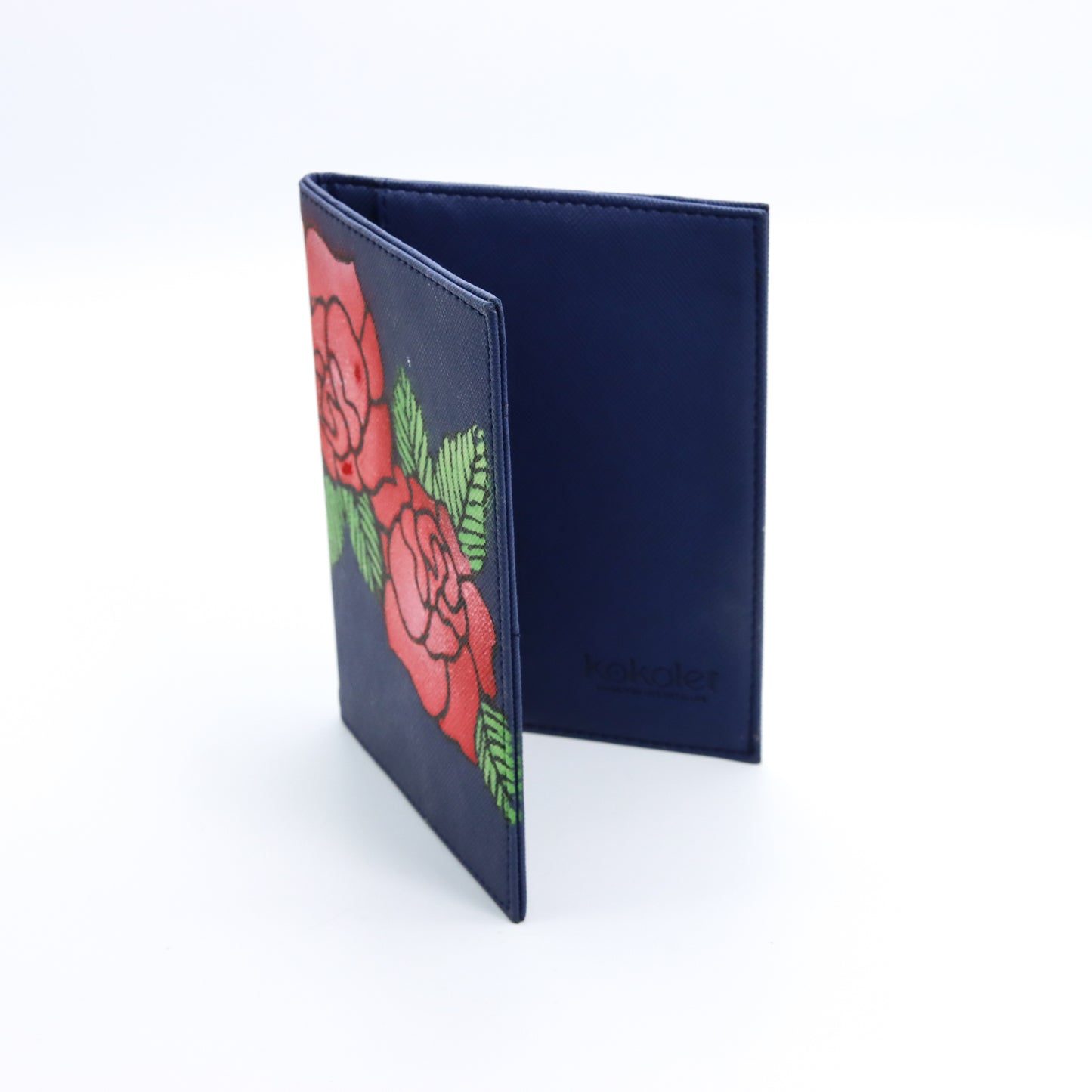 Portapasaporte "Rosas"