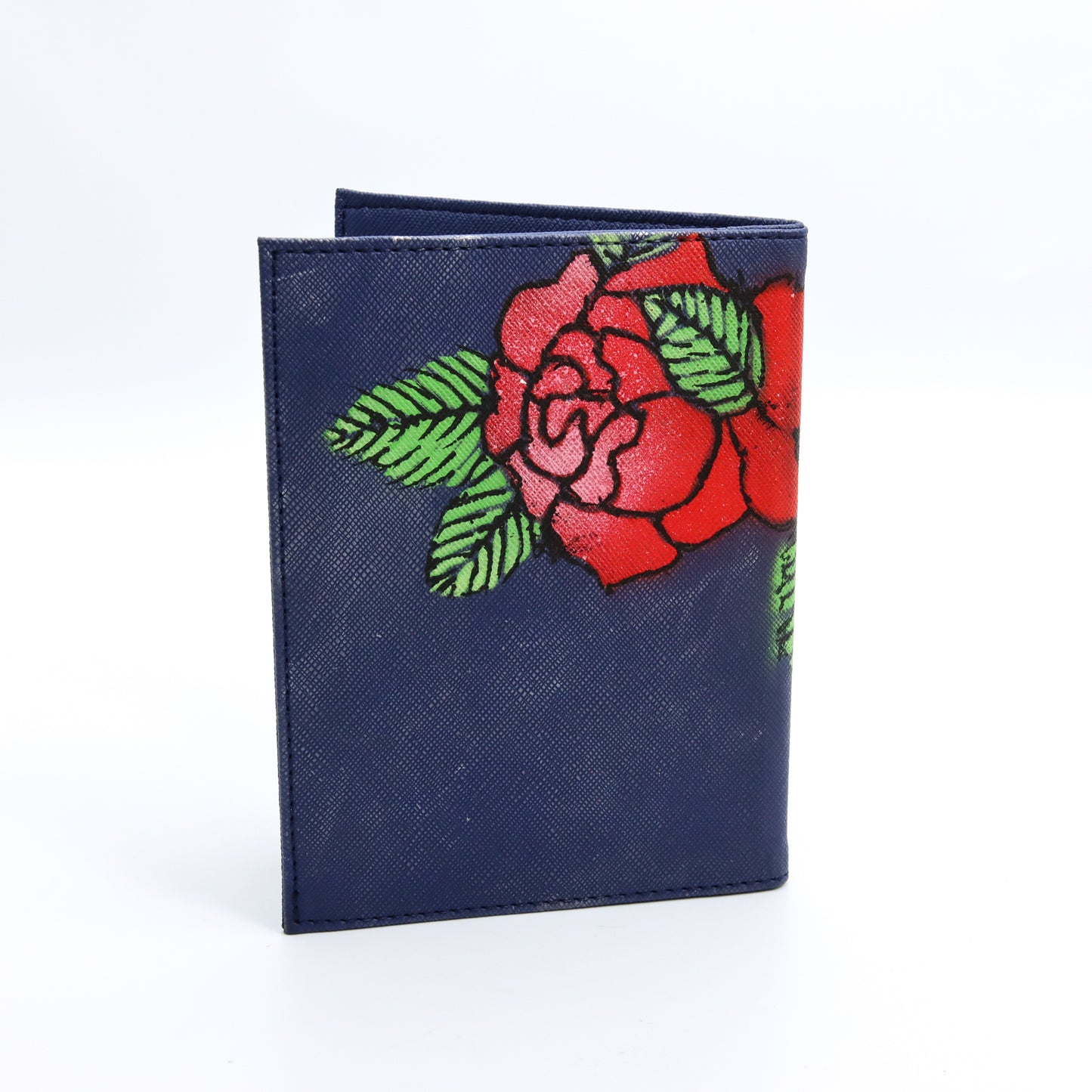 Portapasaporte "Rosas"