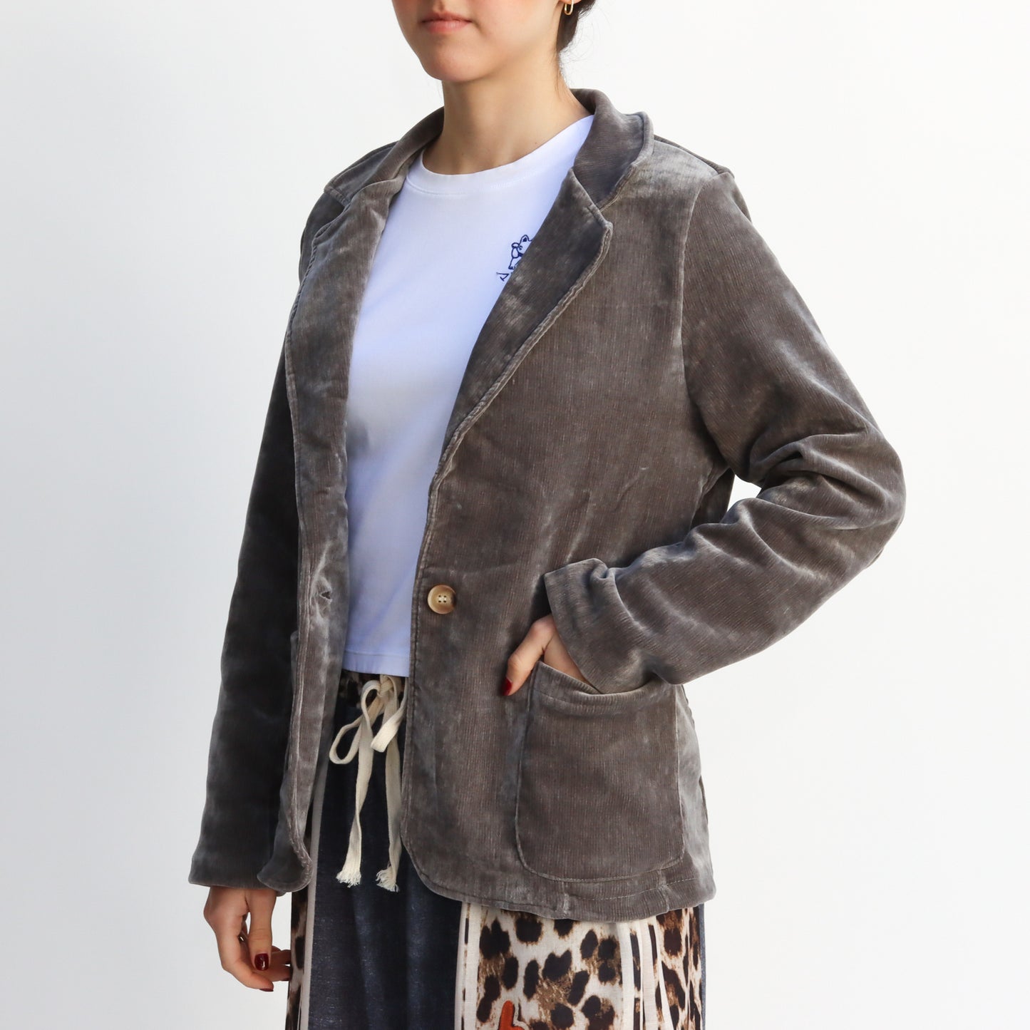 Blazer Micropana Gris