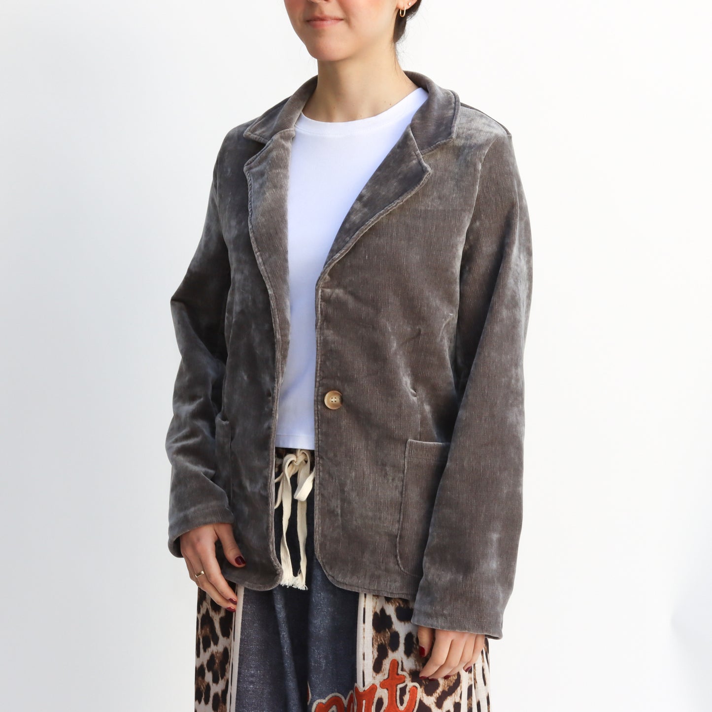 Blazer Micropana Gris