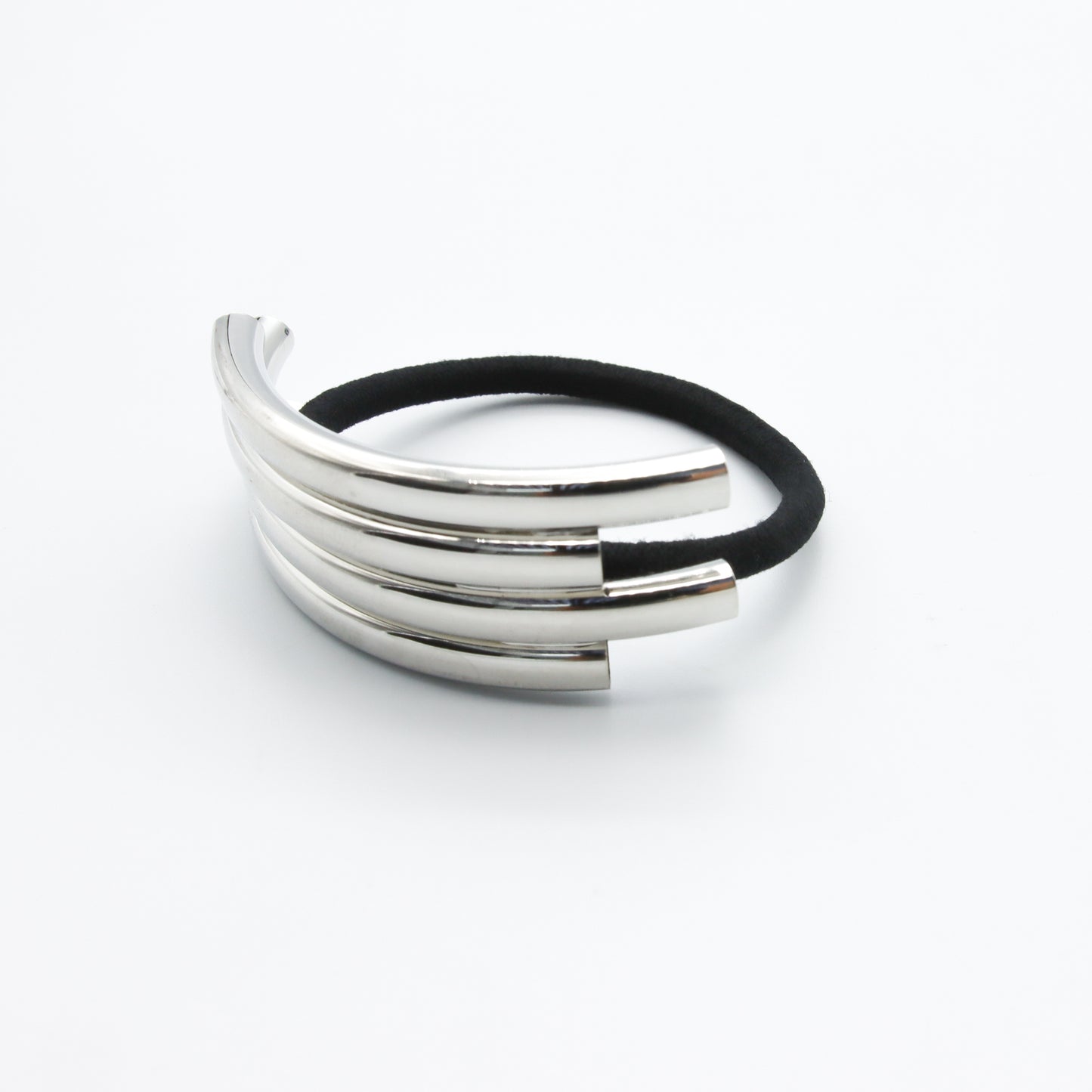 Hair Cuff Zag Silver