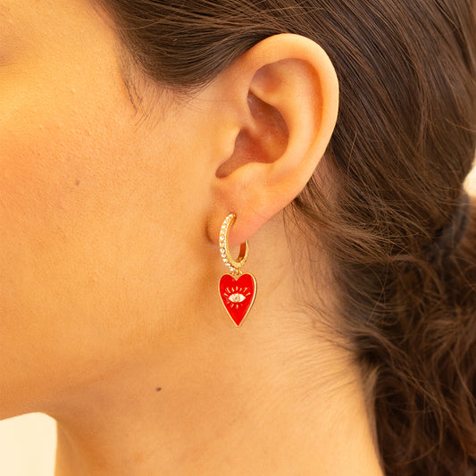 Aretes Corazón