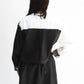 Blusa de Mezclilla Blanco & Negro