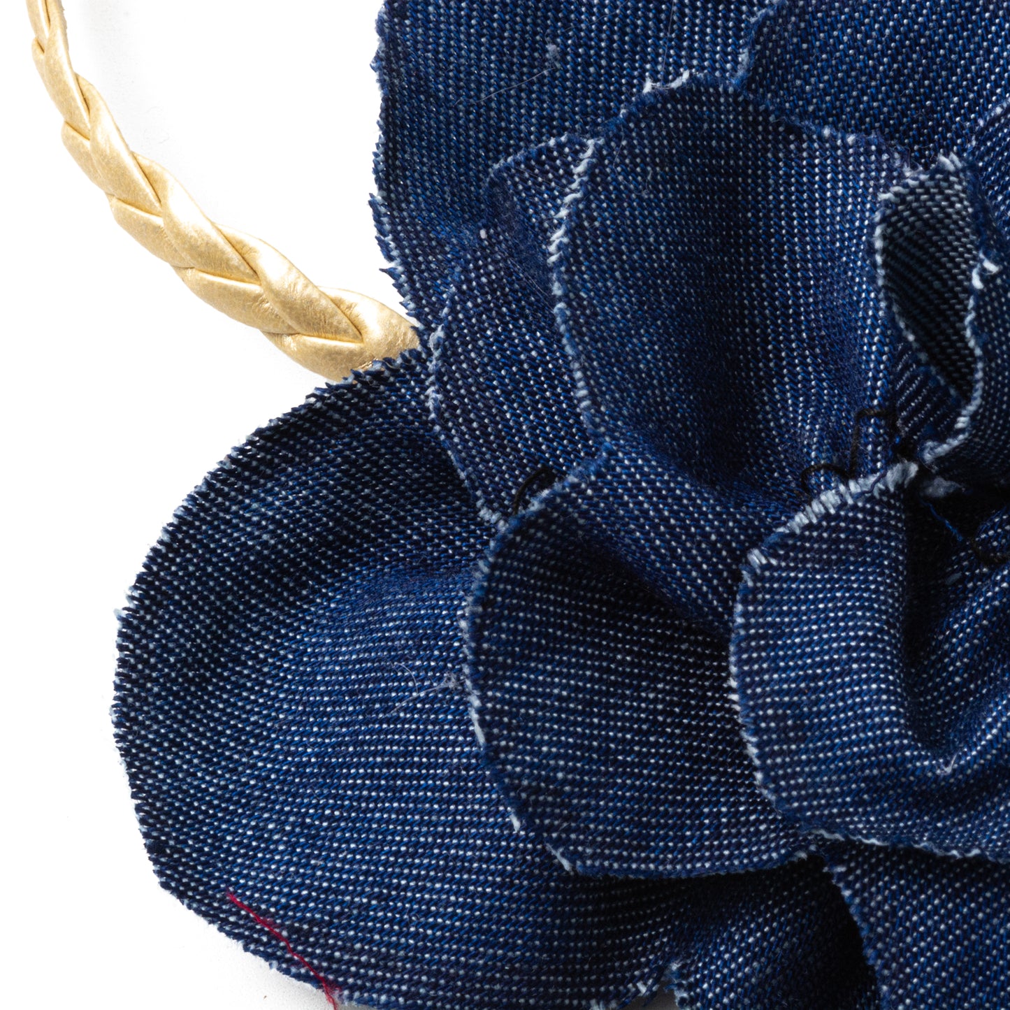 Choker de Flor Mezclilla