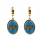 Set collar y aretes Piedra Turquesa