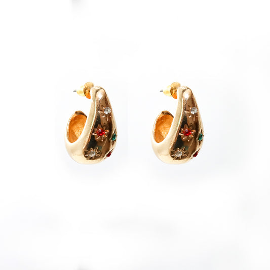 Arete Gota Estrella Colores