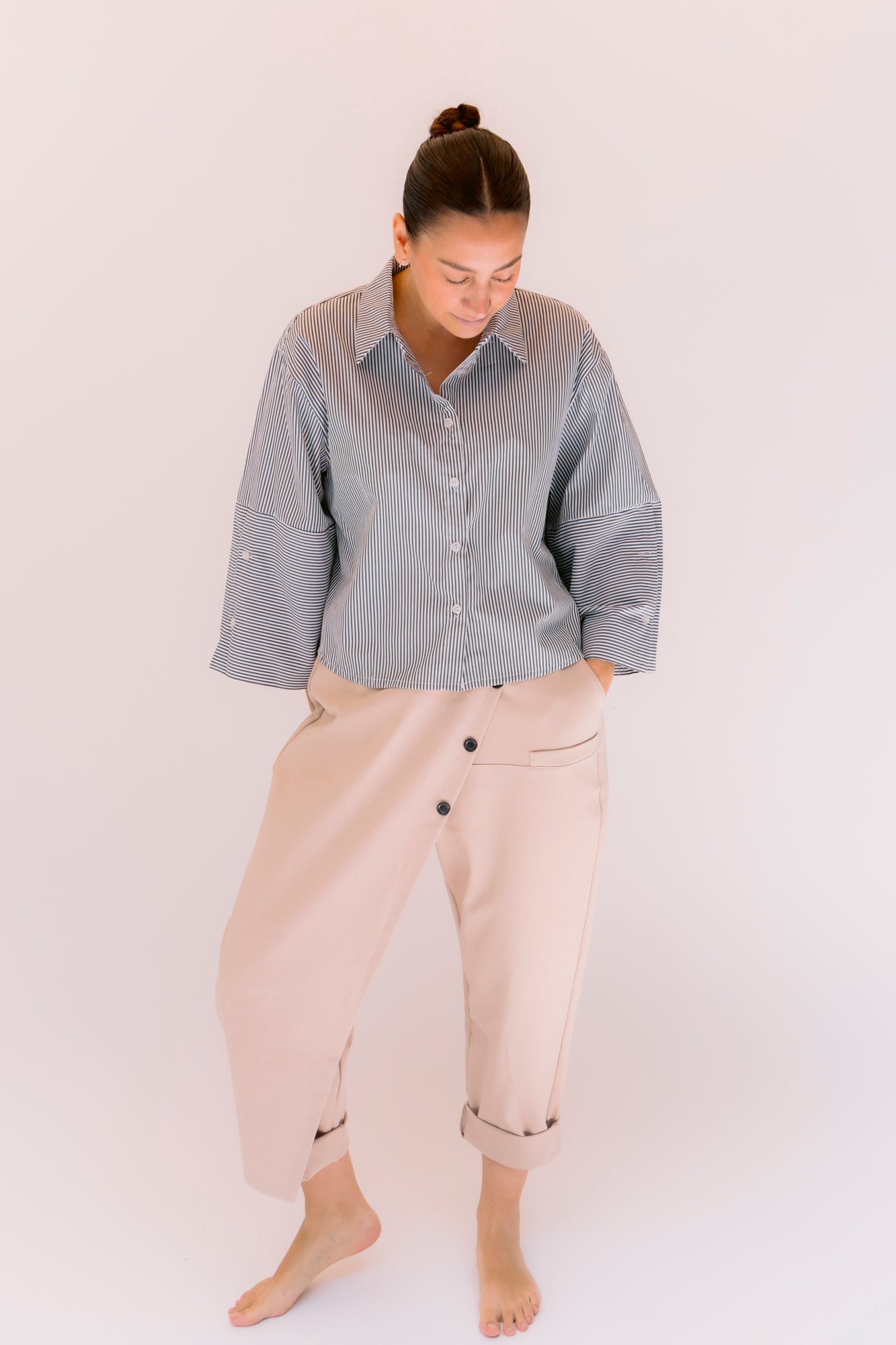 Pantalón Sobre Beige