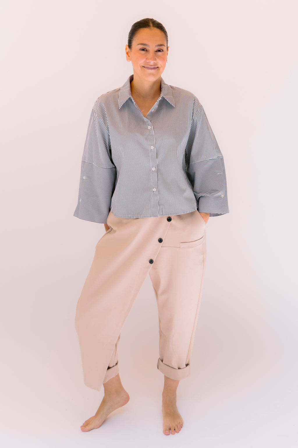 Pantalón Sobre Beige