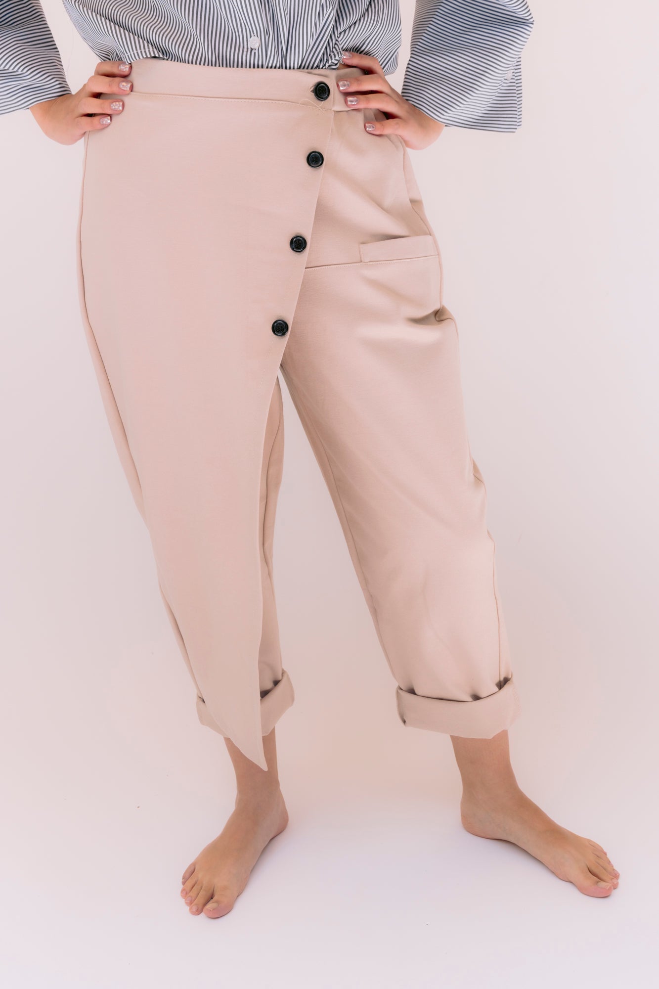 Pantalón Sobre Beige