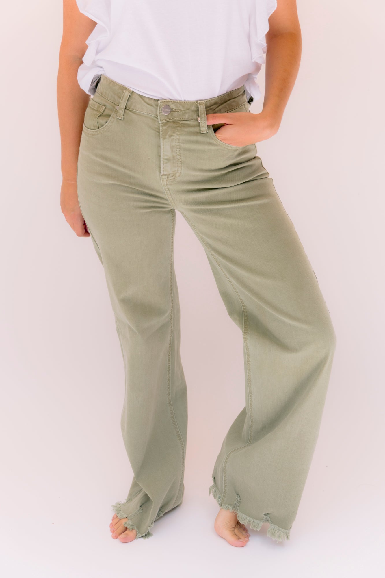 Jeans Verde Olivo