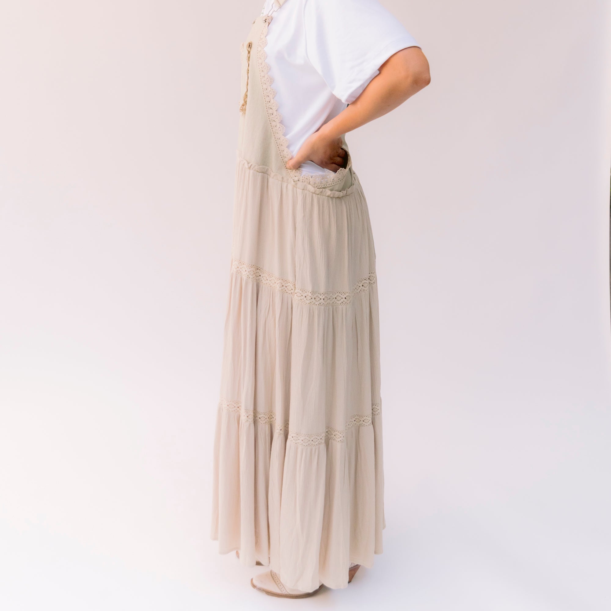Vestido Overoll Olivo Claro