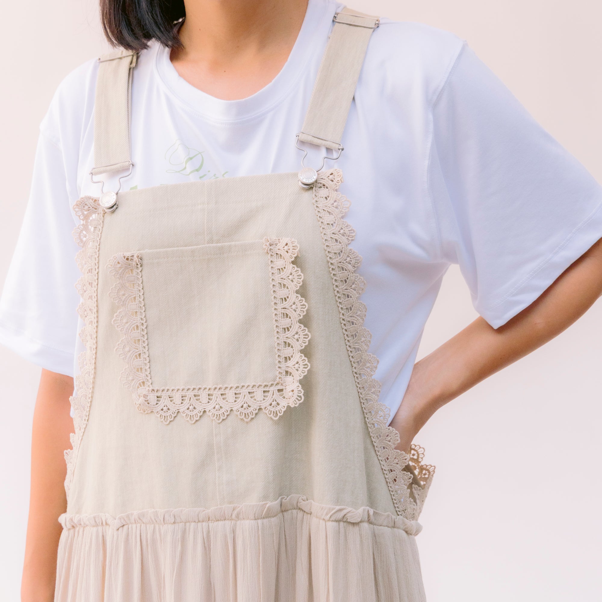Vestido Overoll Olivo Claro