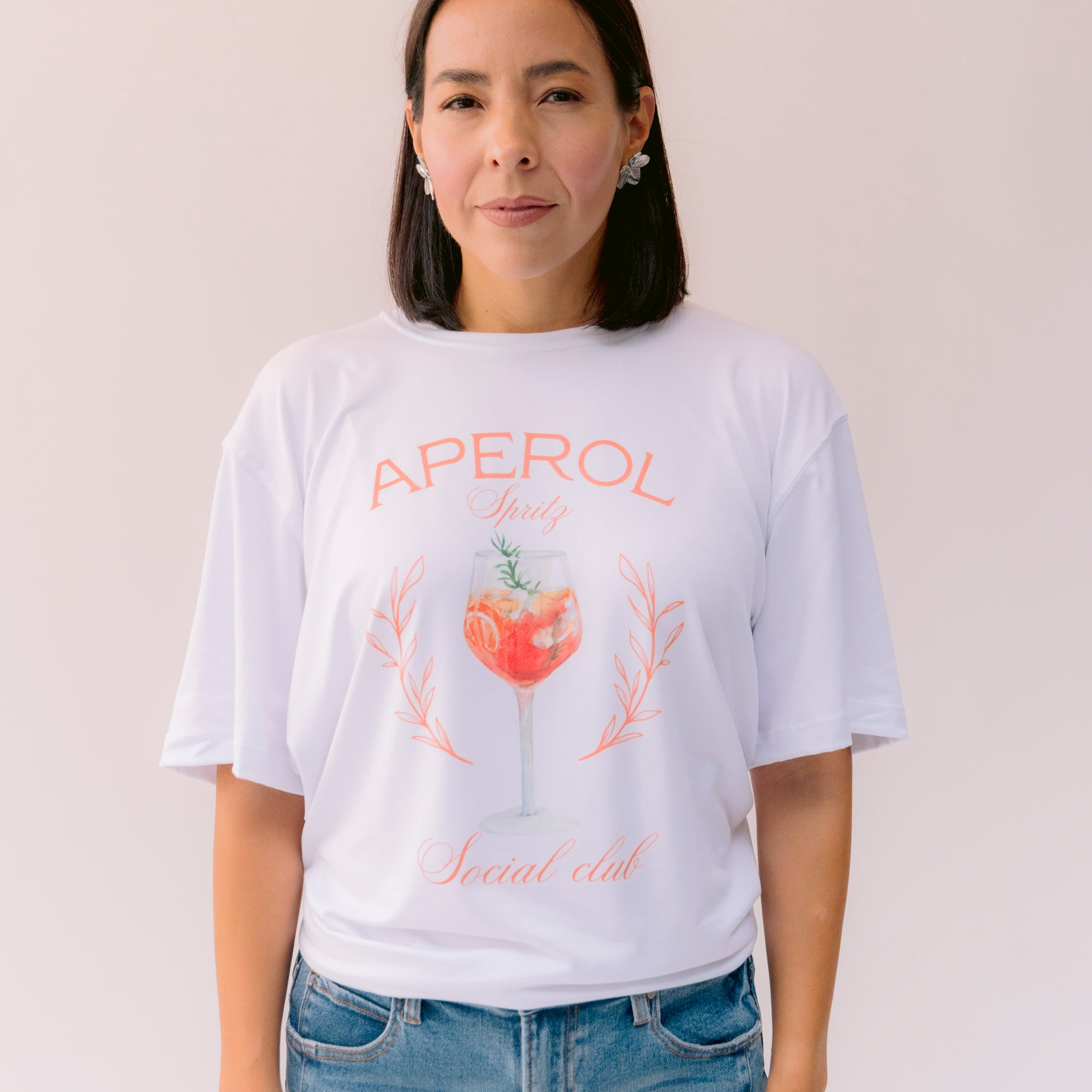 T-shirt blanca Apperol