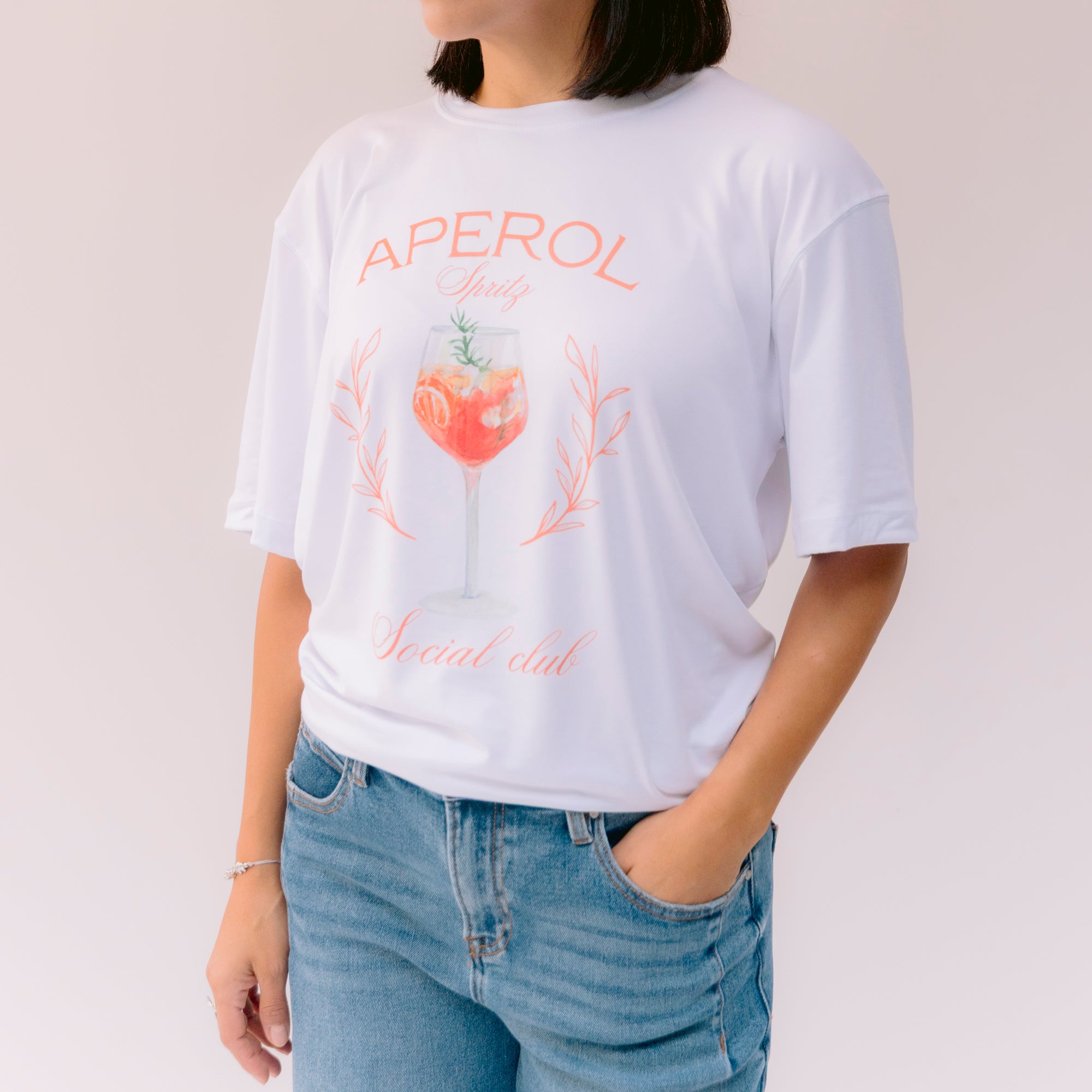 T-shirt blanca Apperol