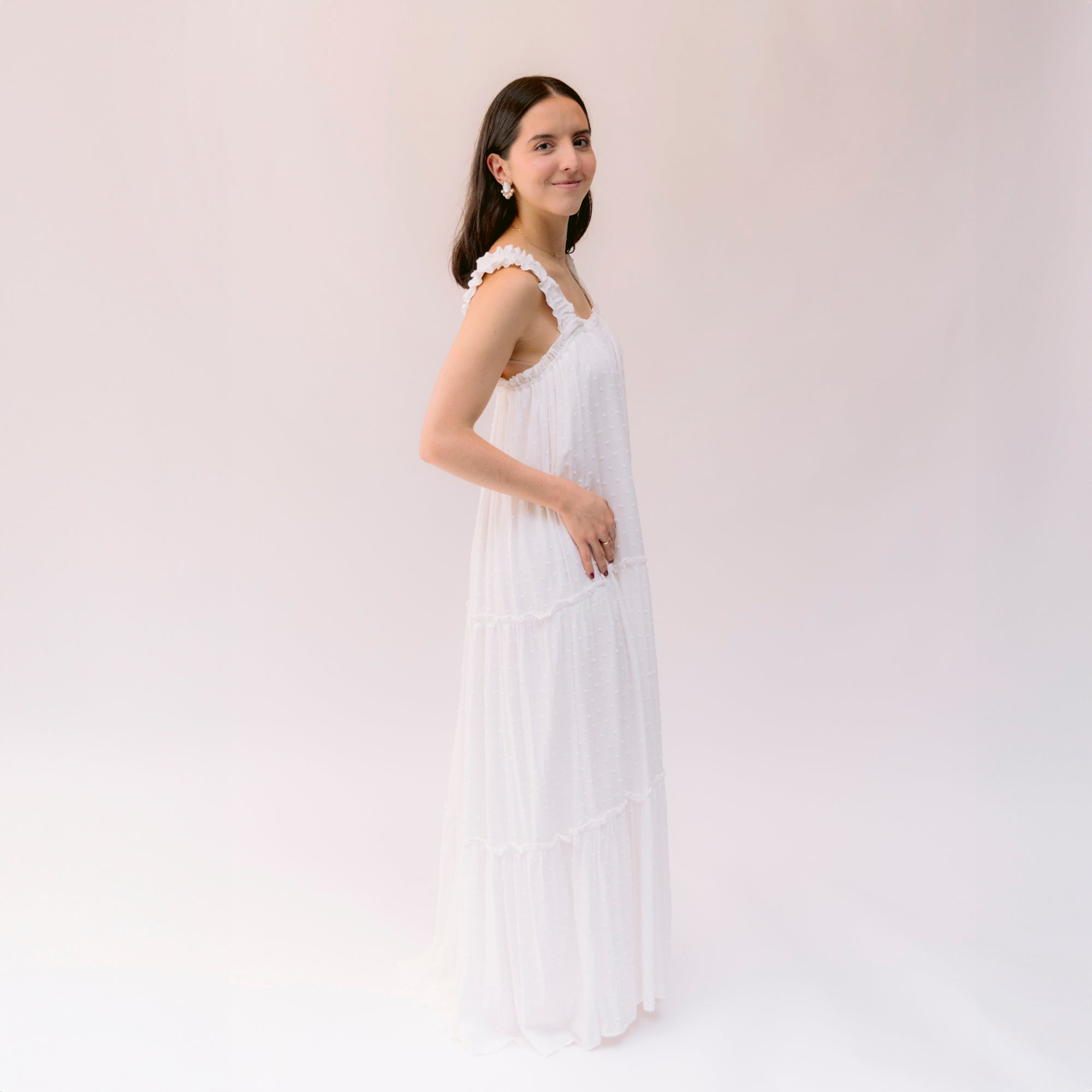Vestido Maxi Blanco Tirantes