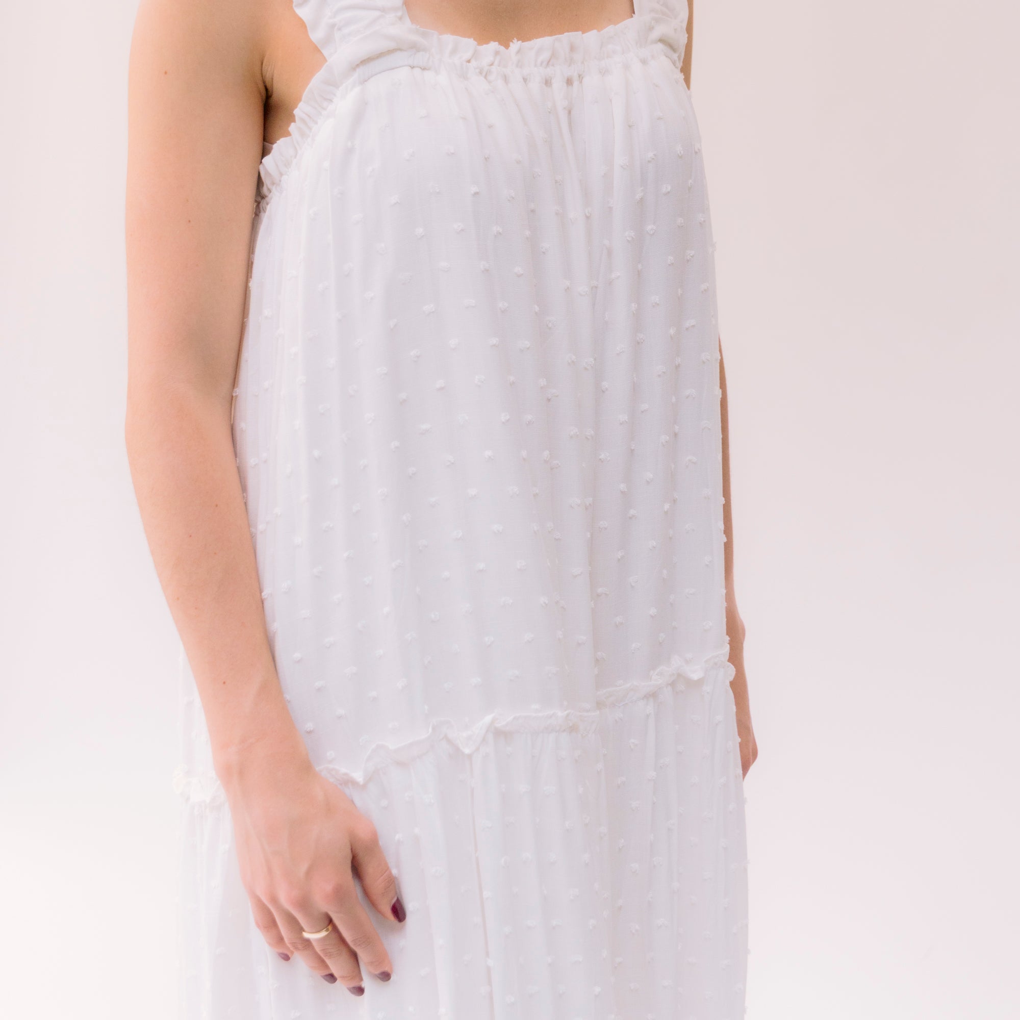 Vestido Maxi Blanco Tirantes