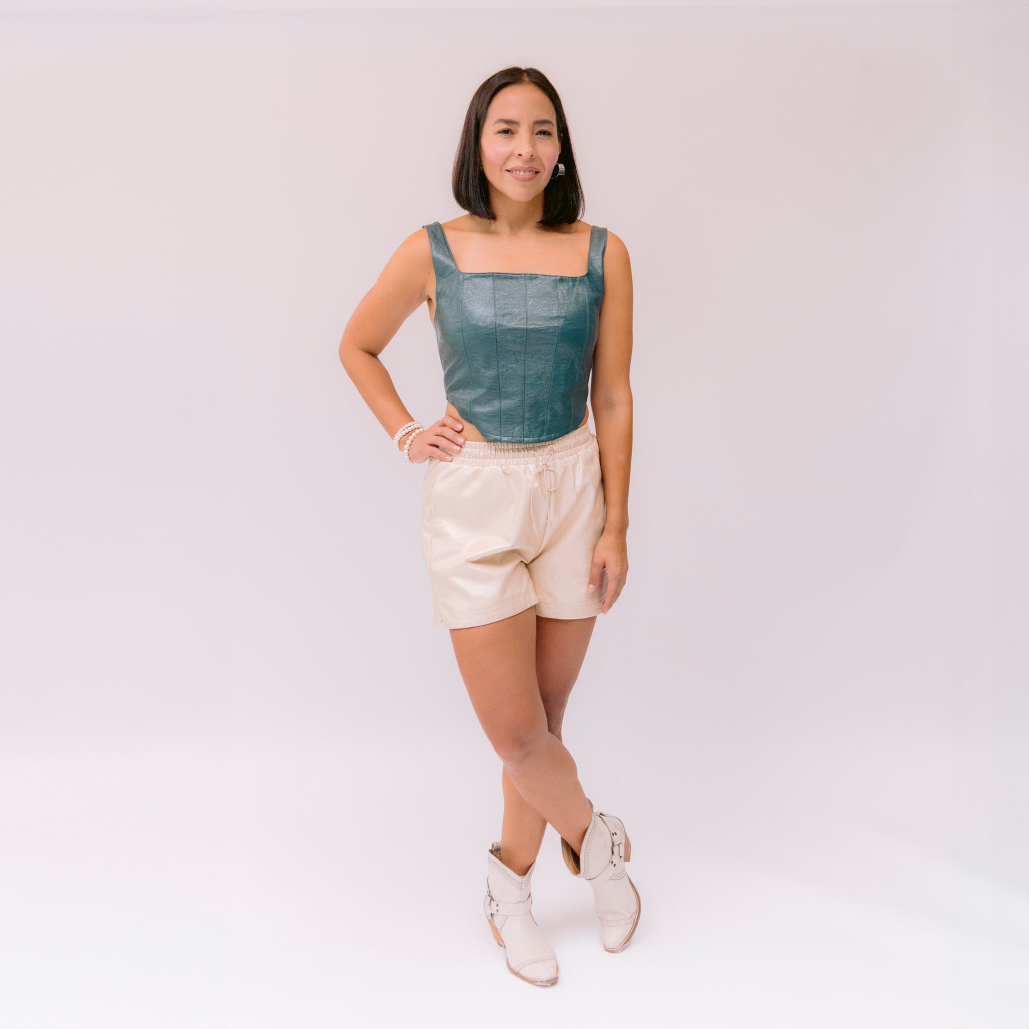 Crop Top Azul