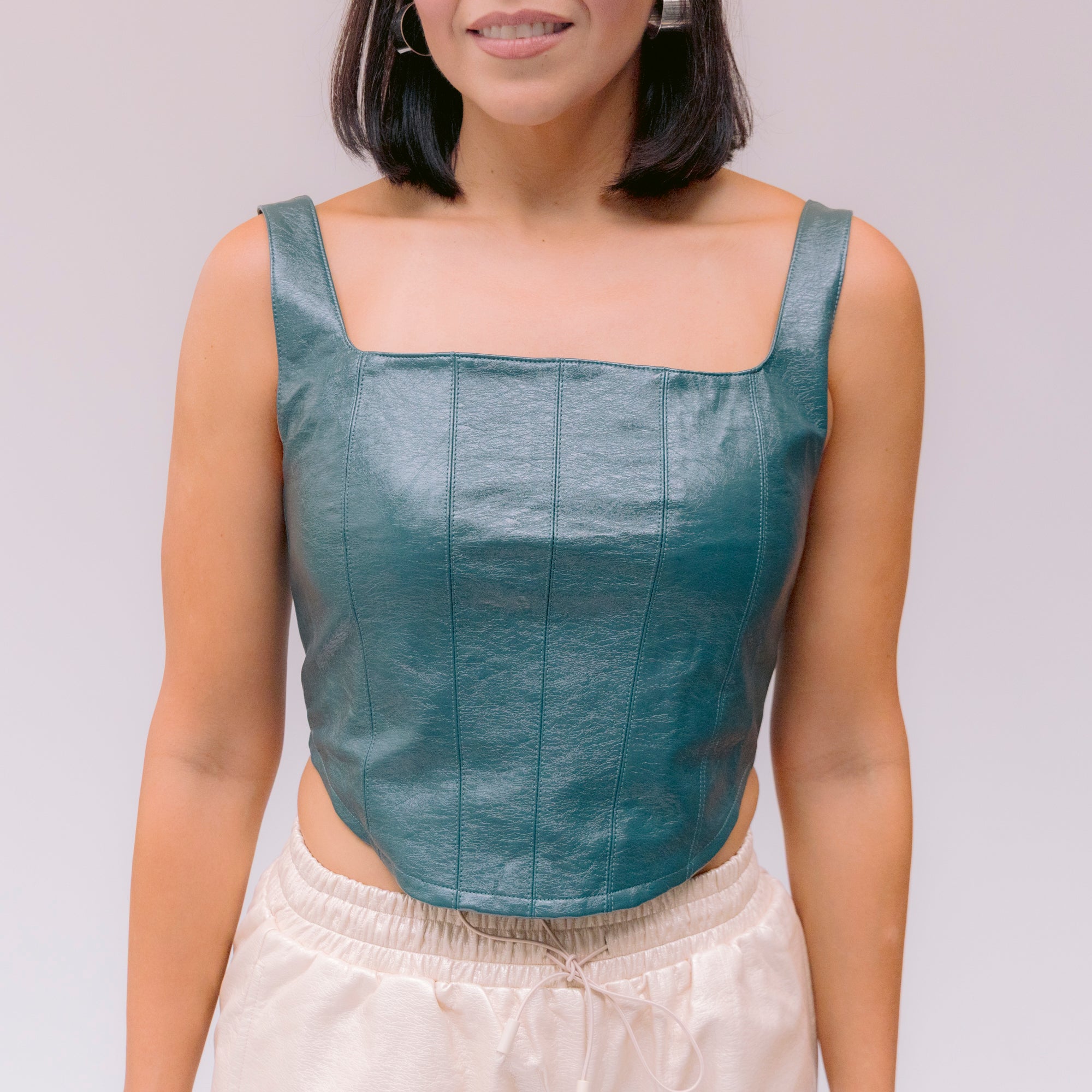 Crop Top Azul