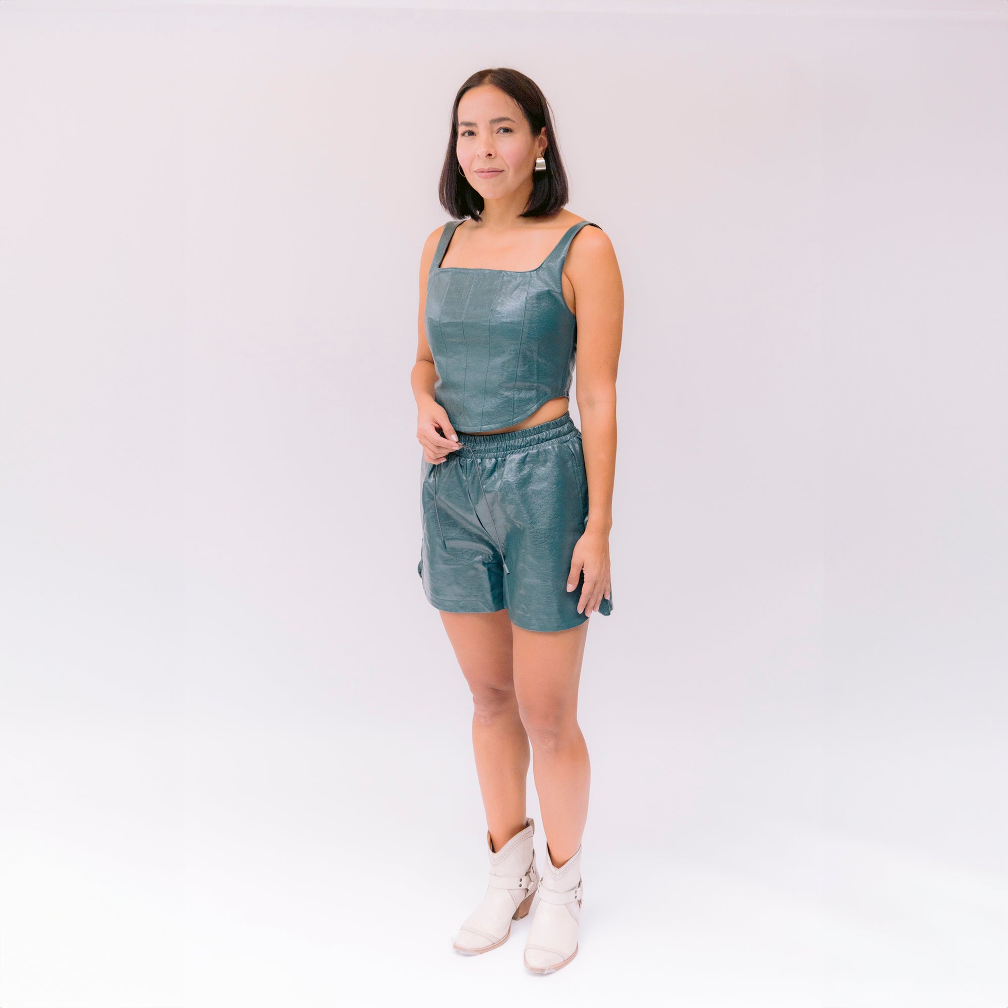 Crop Top Azul