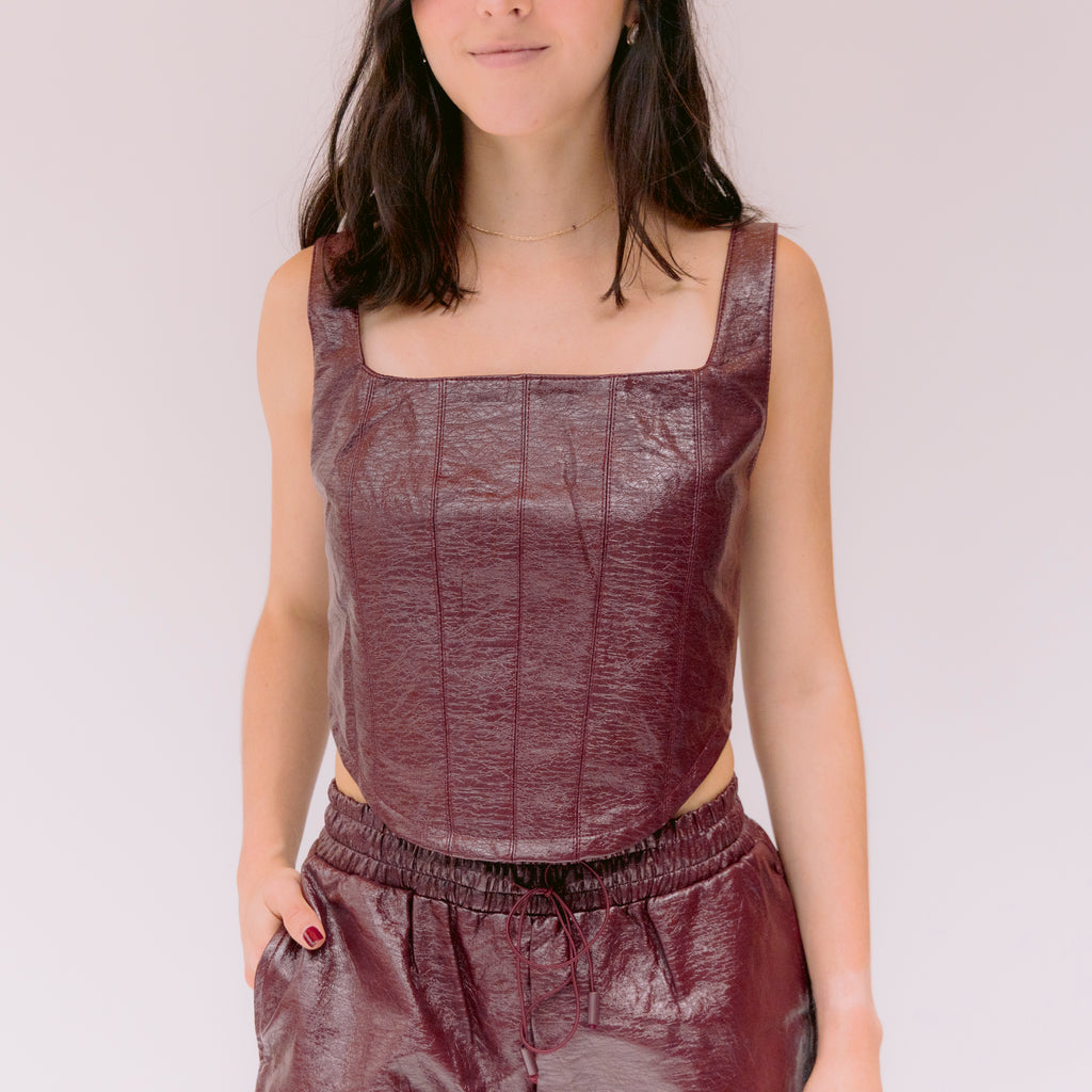 Crop Top Azul