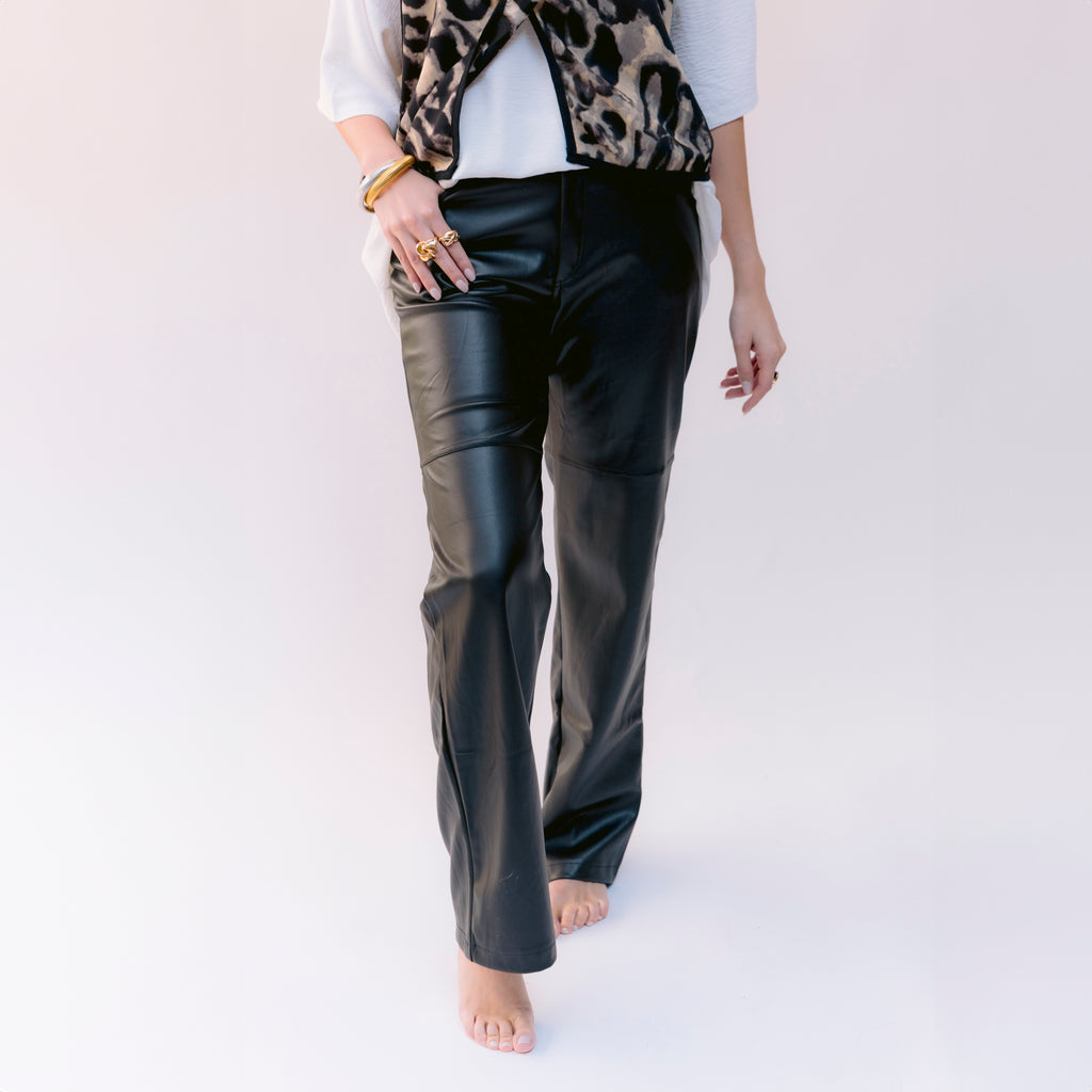Pantalón Vinipiel Negro