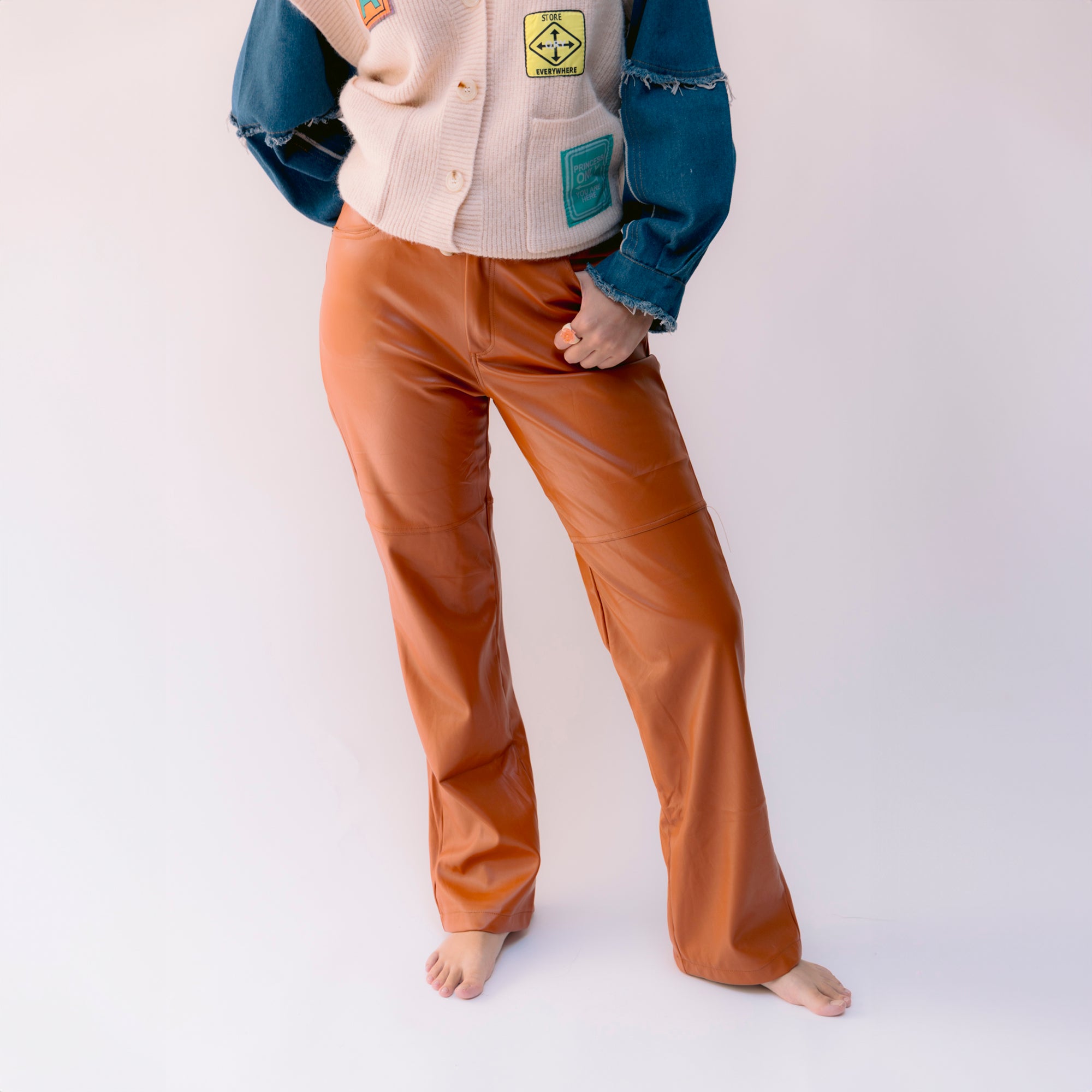 Pantalón Vinipiel Camel