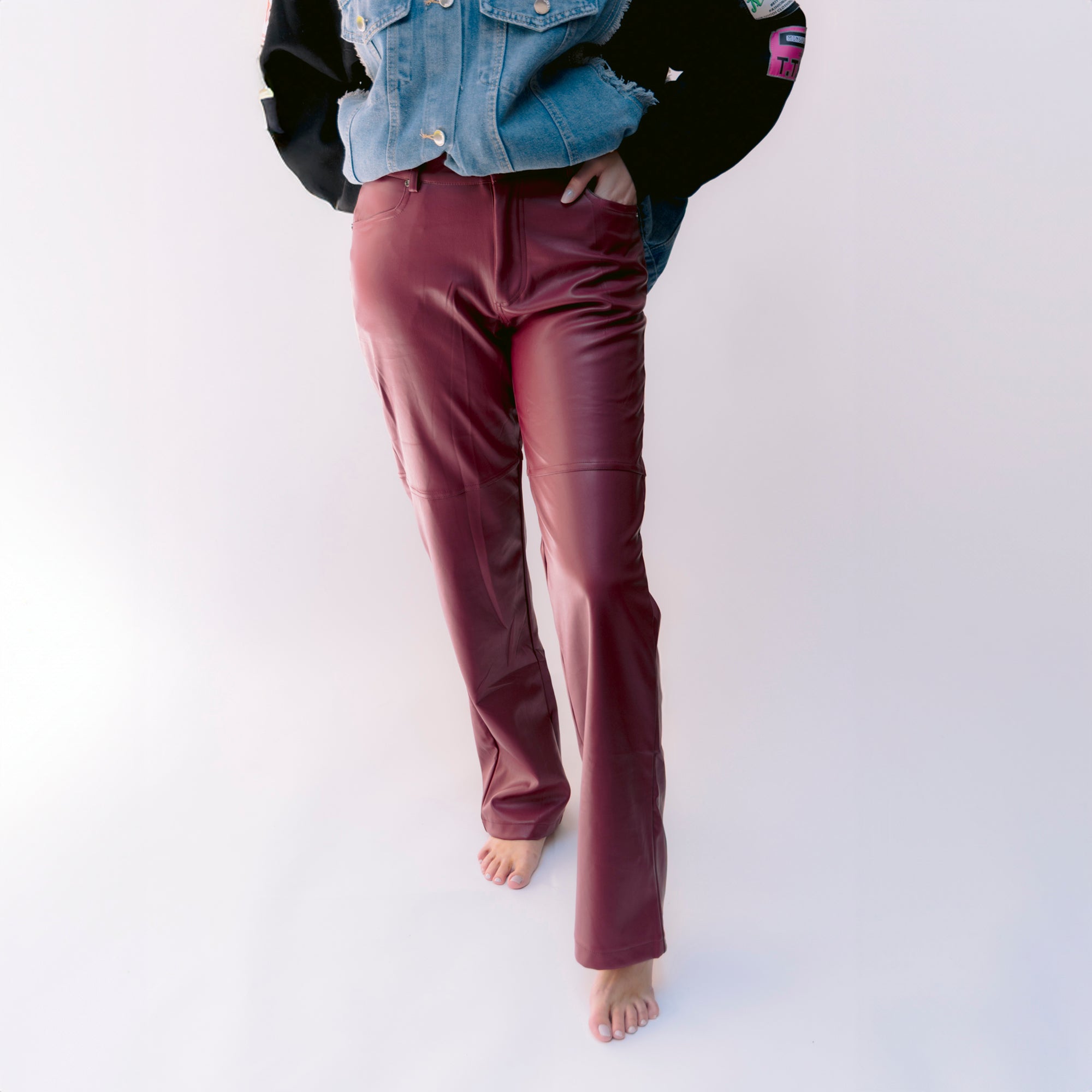 Pantalón Vinipiel Vino