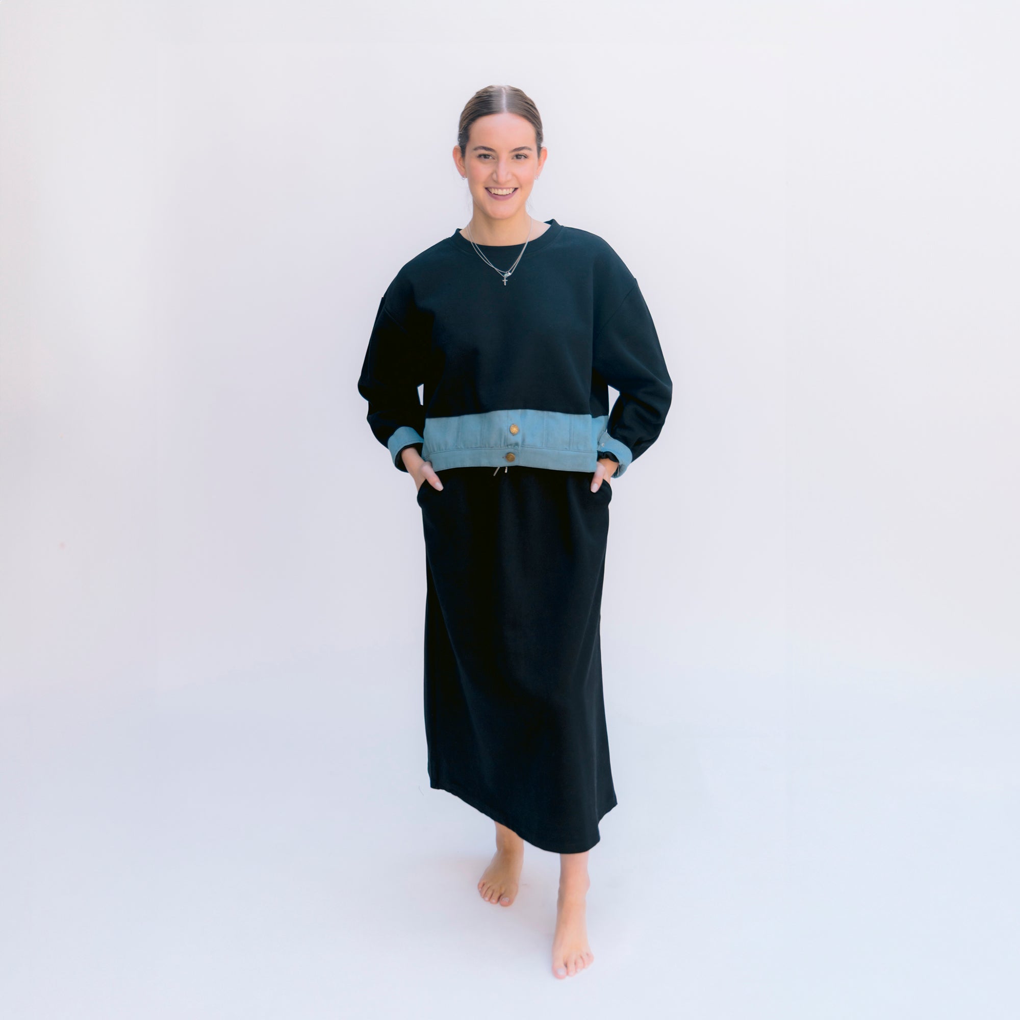 Conjunto Negro Denim