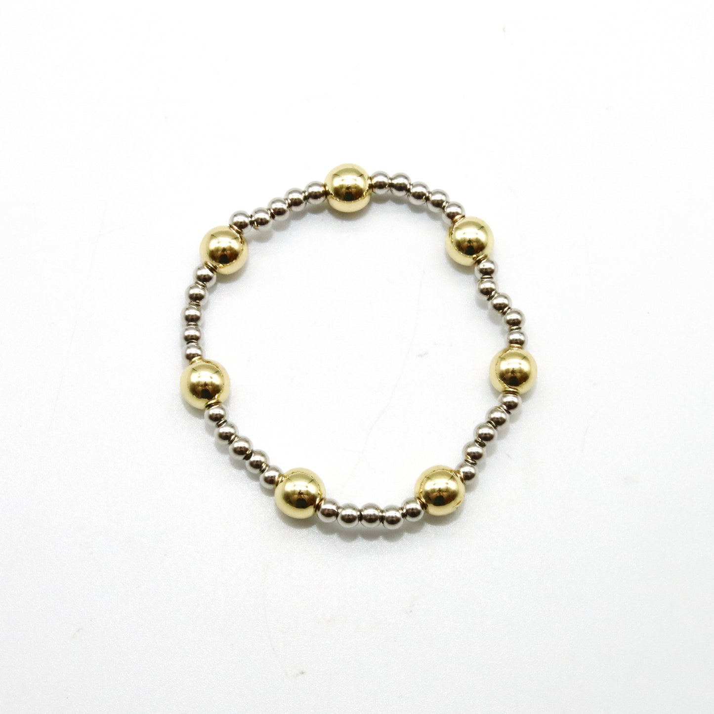 Pulsera Bolas Chicas Silver Gold