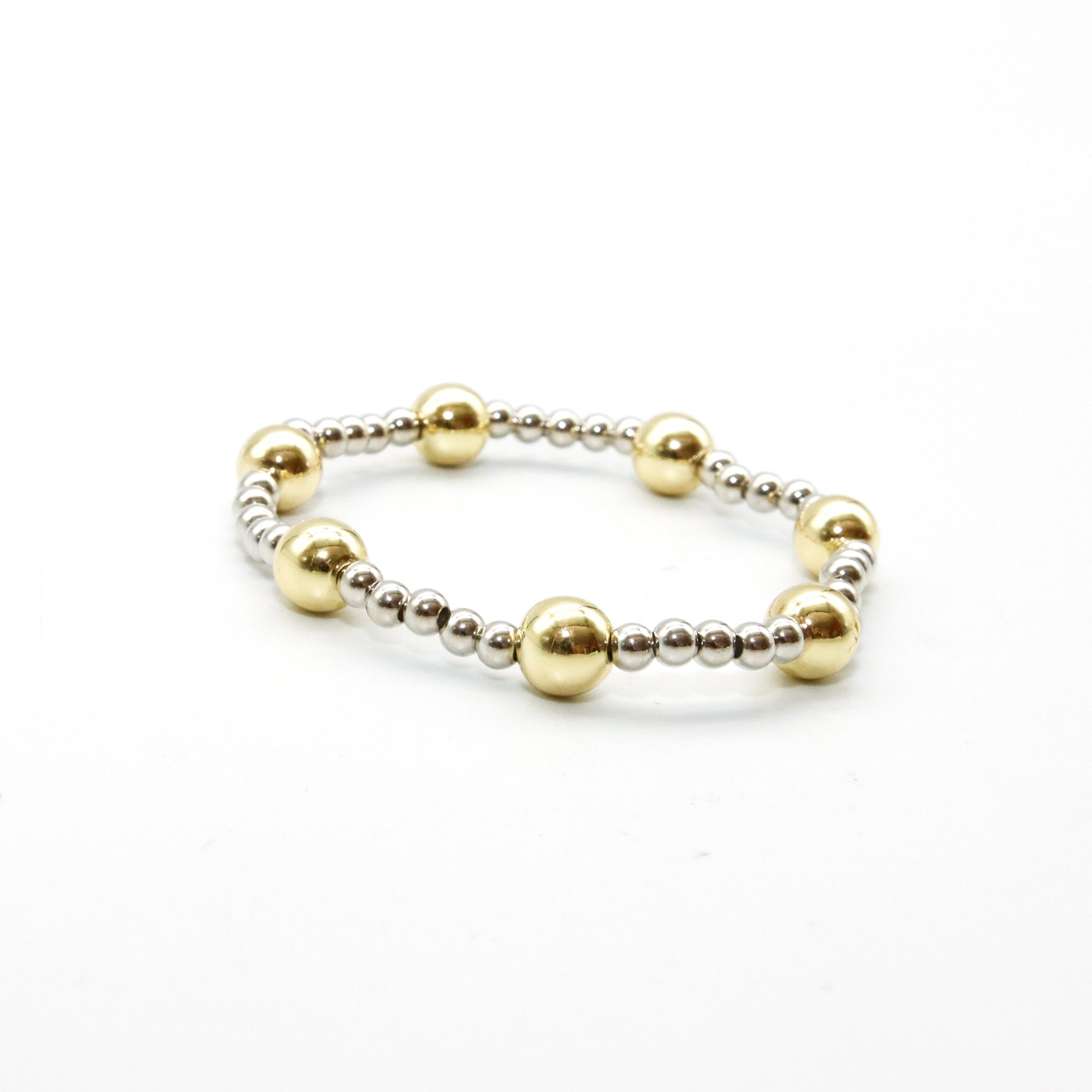 Pulsera Bolas Chicas Silver Gold
