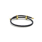 Pulsera Unisex de vinipiel tejido tipo vibora, ajustable