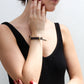 Pulsera Unisex de vinipiel tejido tipo vibora, ajustable