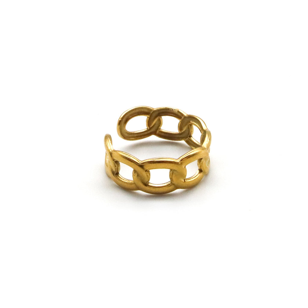Anillo Eslabon Dorado