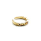Anillo trenzado cristales