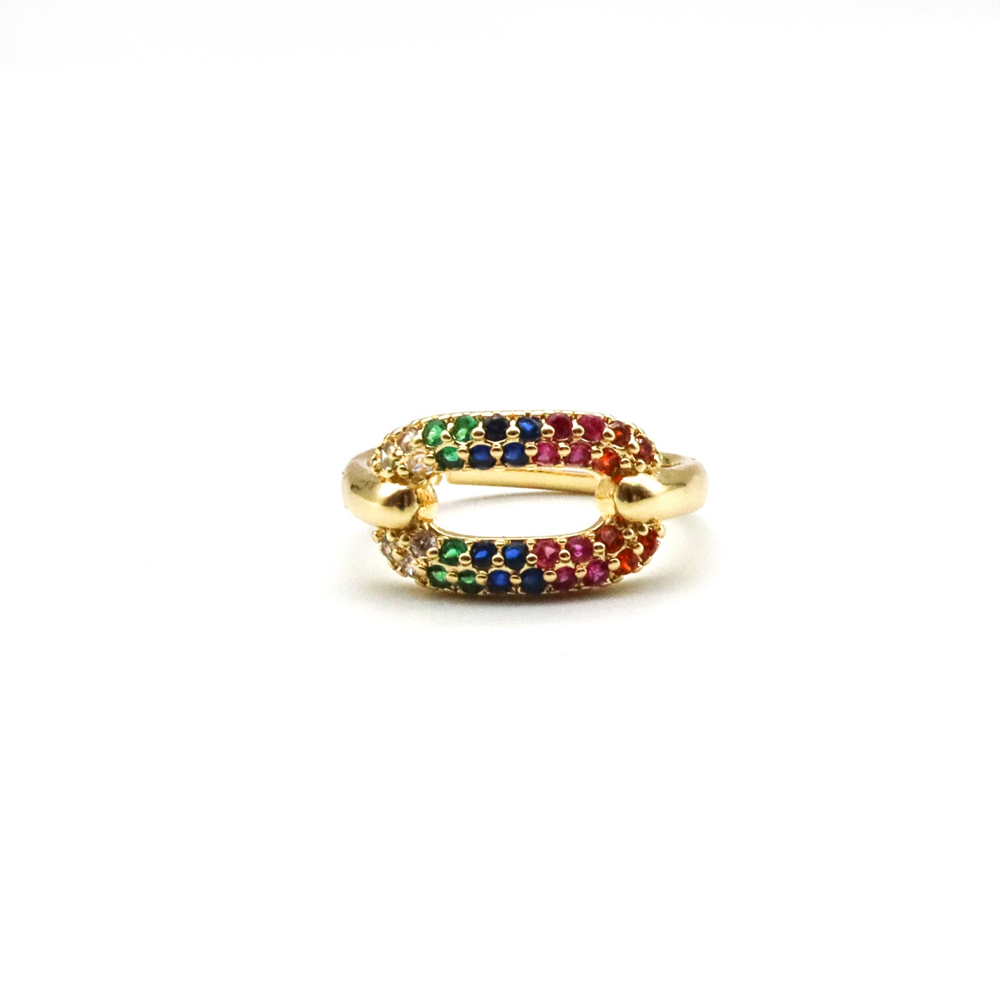 Anillo Hebilla Cristales