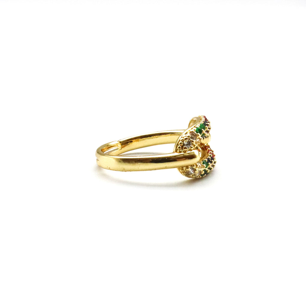 Anillo Hebilla Cristales
