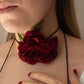 Choker de Flor Rosa