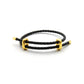 Pulsera Unisex de vinipiel tejido tipo vibora, ajustable