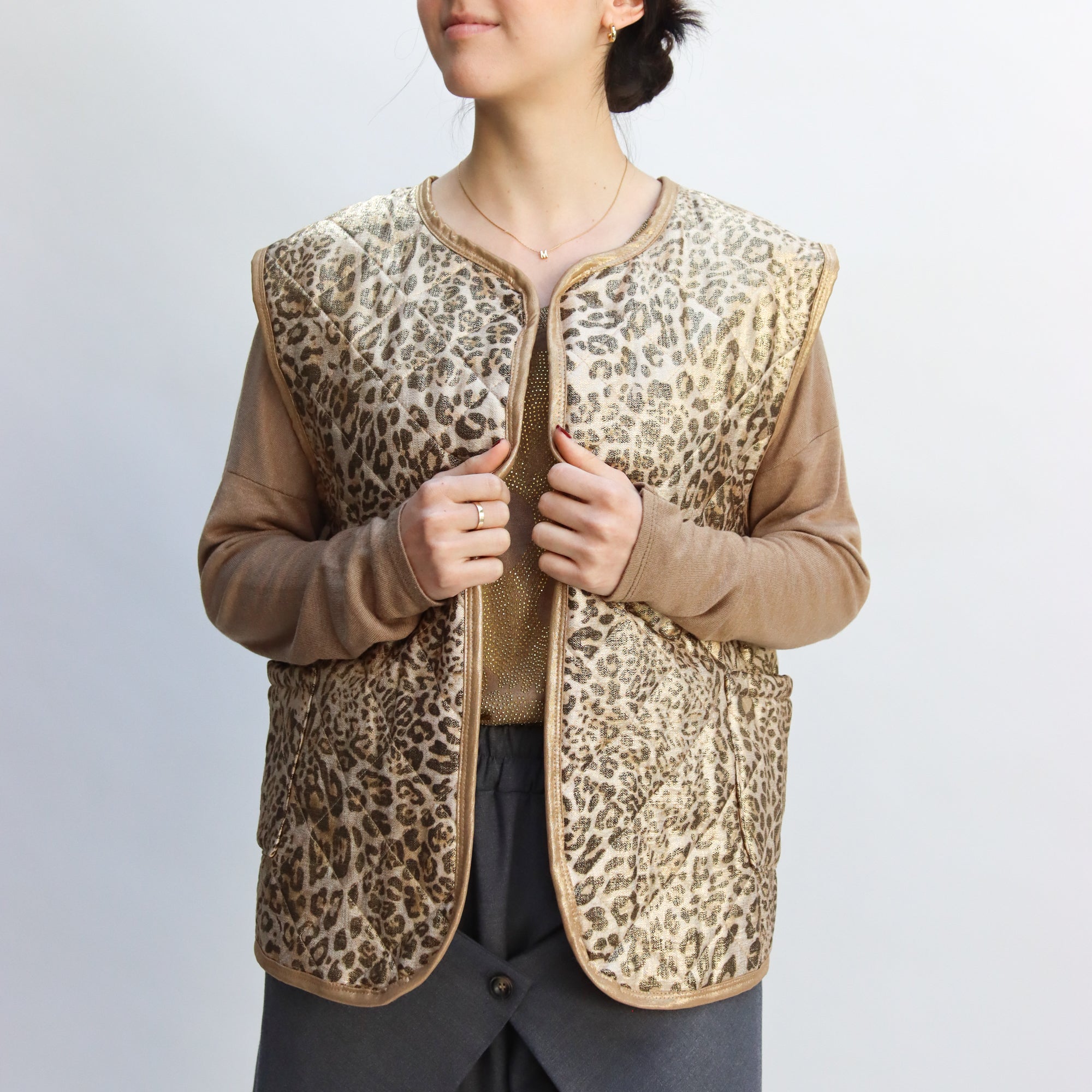 Chaleco Acolchado Animal Print