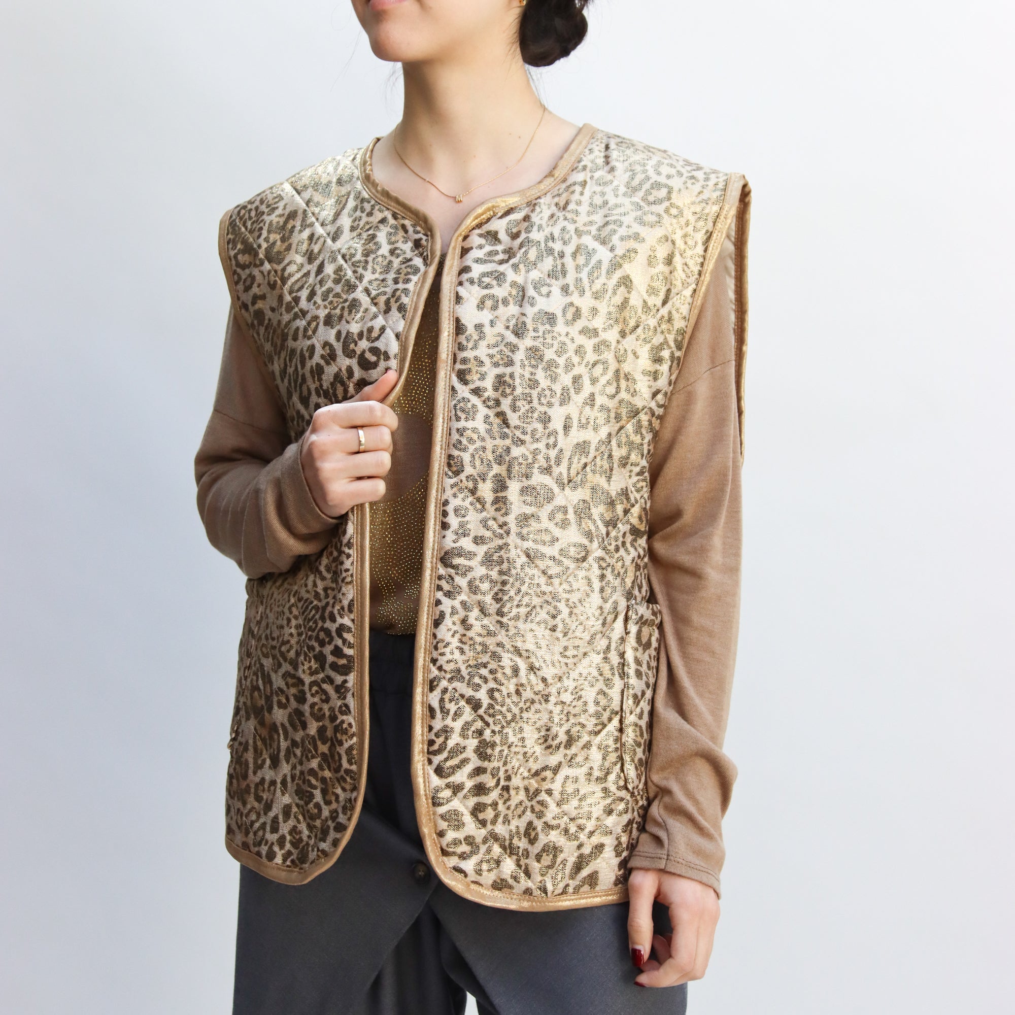 Chaleco Acolchado Animal Print