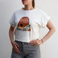 T-shirt blanca newspaper