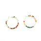Aretes Arcoíris con Cristales Multicolor