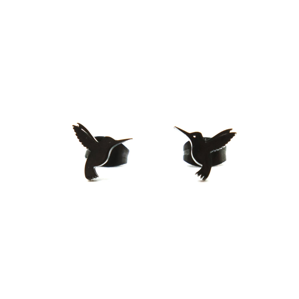 Aretes Set Vuelo del Colibrí en Tonalidades Clásicas y Metálicas