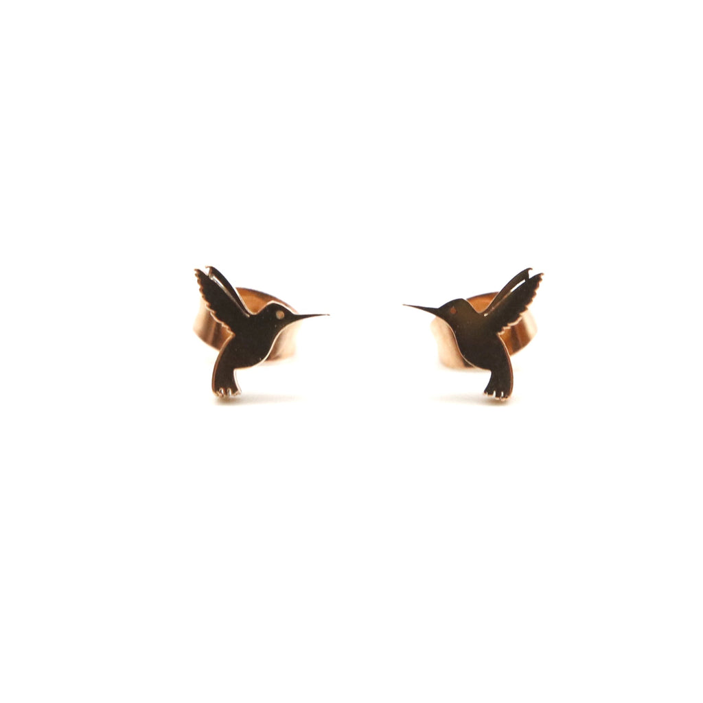 Aretes Set Vuelo del Colibrí en Tonalidades Clásicas y Metálicas