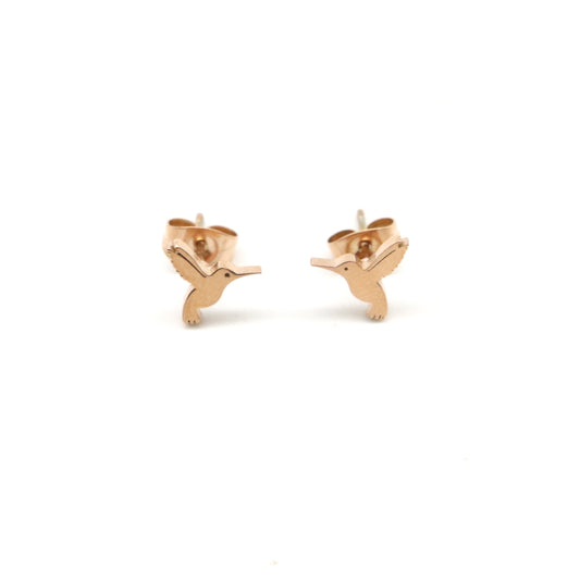 Aretes Set Vuelo del Colibrí en Tonalidades Clásicas y Metálicas