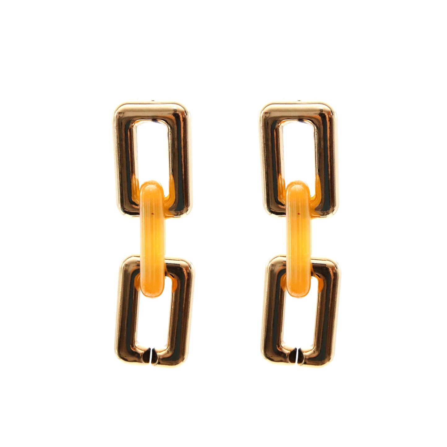 Aretes de Eslabones Entrelazados