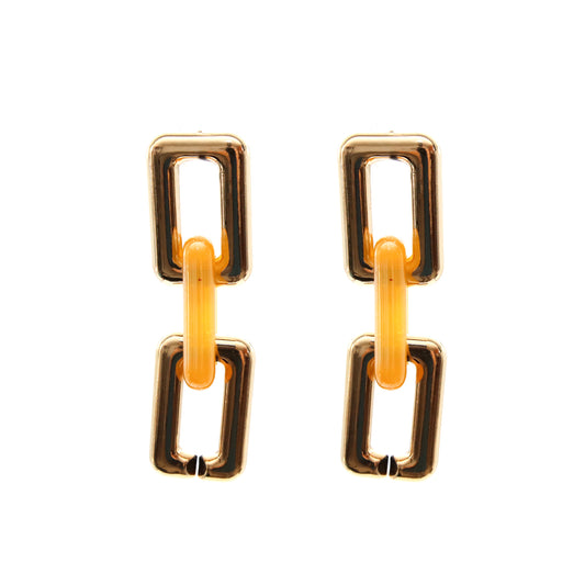 Aretes de Eslabones Entrelazados